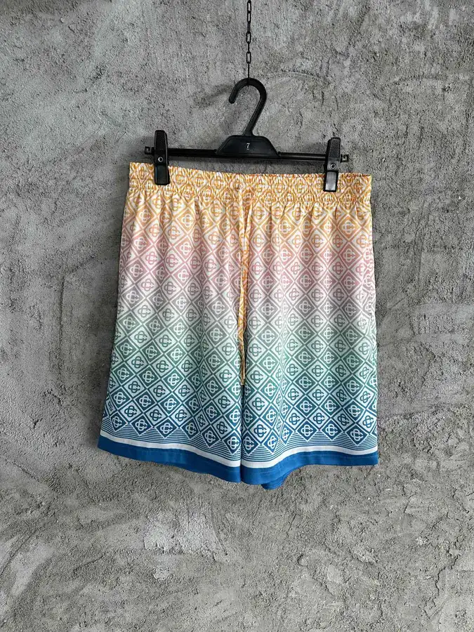 CASABLANCA 2024SS Gradient Pattern Silk Shorts
