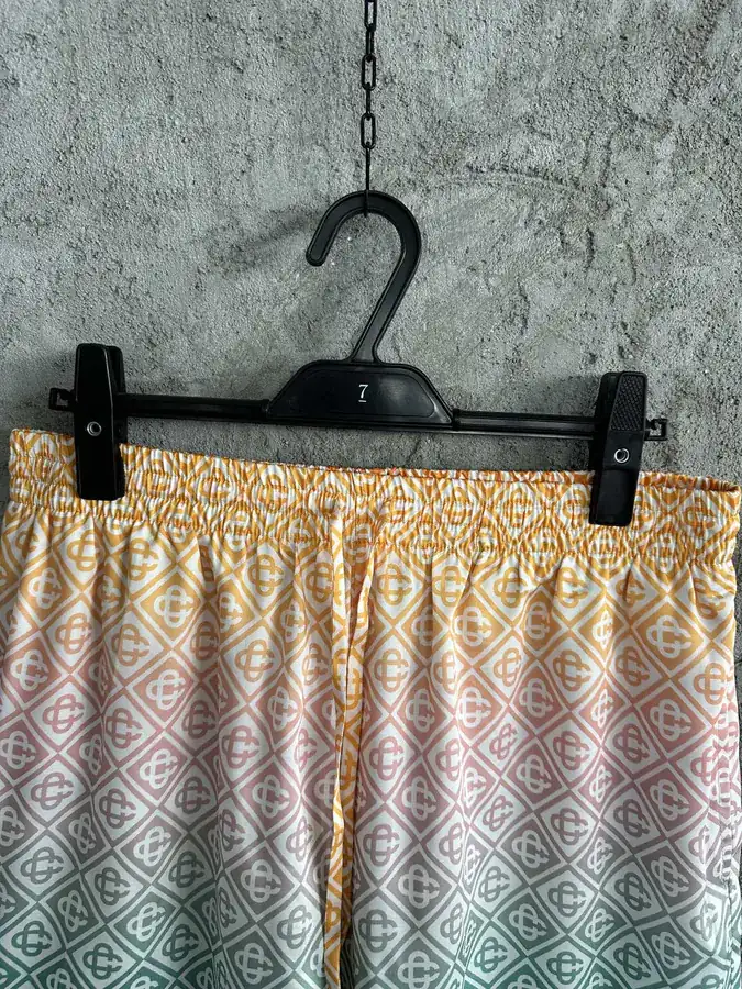 CASABLANCA 2024SS Gradient Pattern Silk Shorts