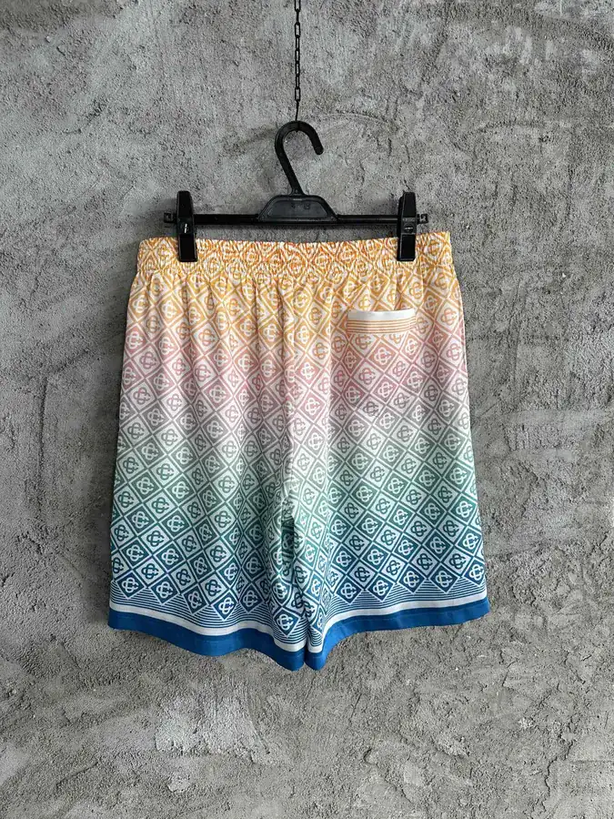 CASABLANCA 2024SS Gradient Pattern Silk Shorts