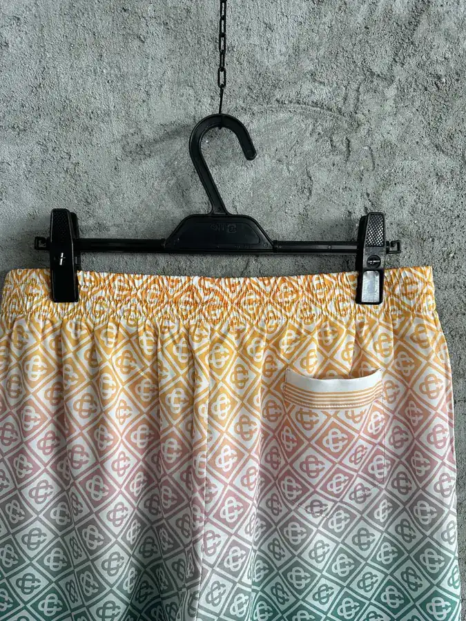 CASABLANCA 2024SS Gradient Pattern Silk Shorts