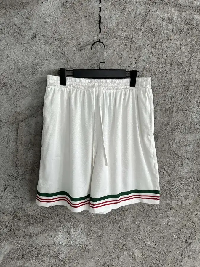 Casablanca 2023SS Castle Pattern Silk Shorts