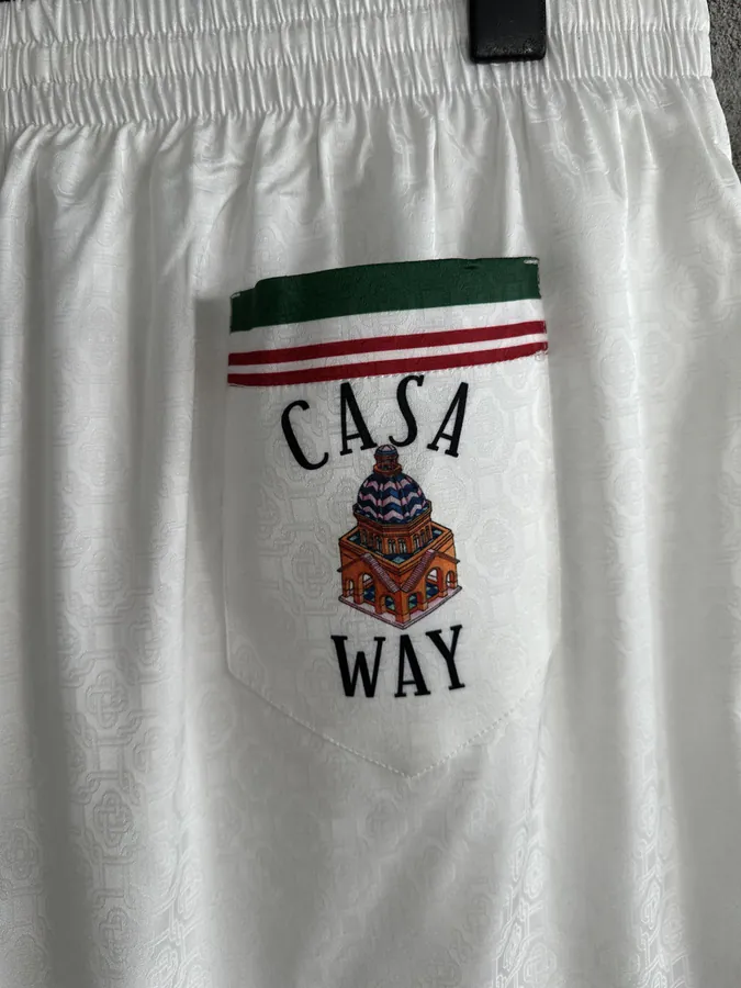 Casablanca 2023SS Castle Pattern Silk Shorts