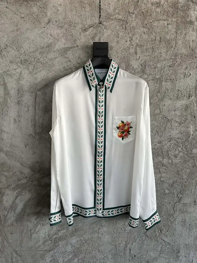 CASABLANCA 2024SS Silk Blouse with Flower Print