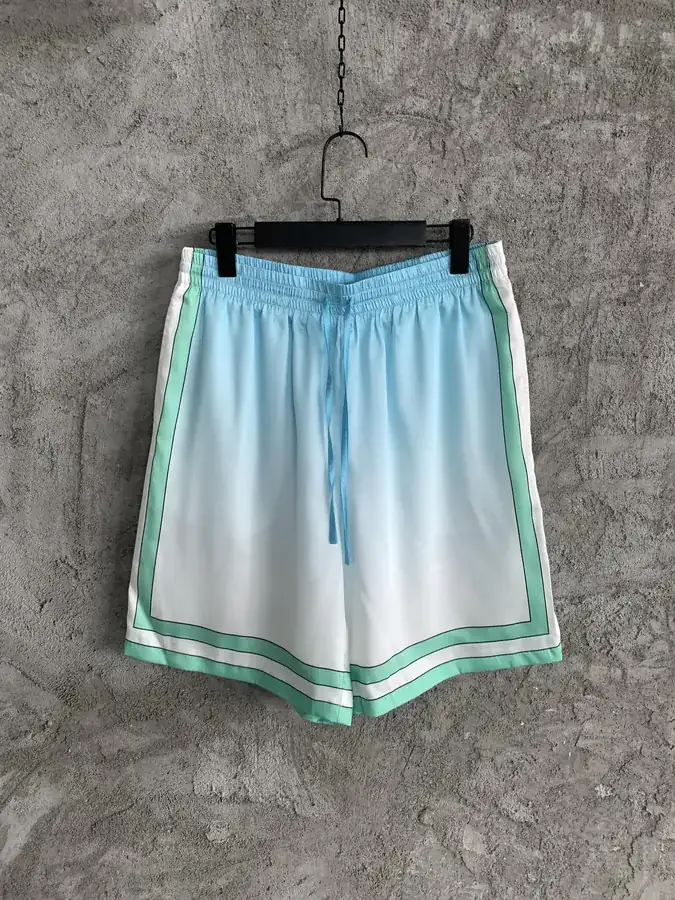 Casablanca 2023SS Warrior Print Silk Shorts
