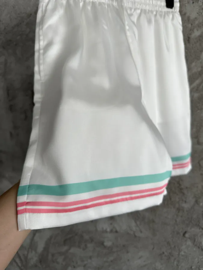 CASABLANCA 2024SS Spring Floral Silk Shorts
