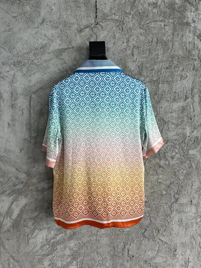 CASABLANCA 2024SS Gradient Silk Short Sleeve Shirt