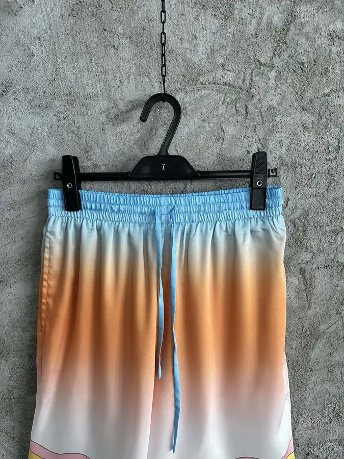 Casablanca 2023SS Party Print Silk Shorts