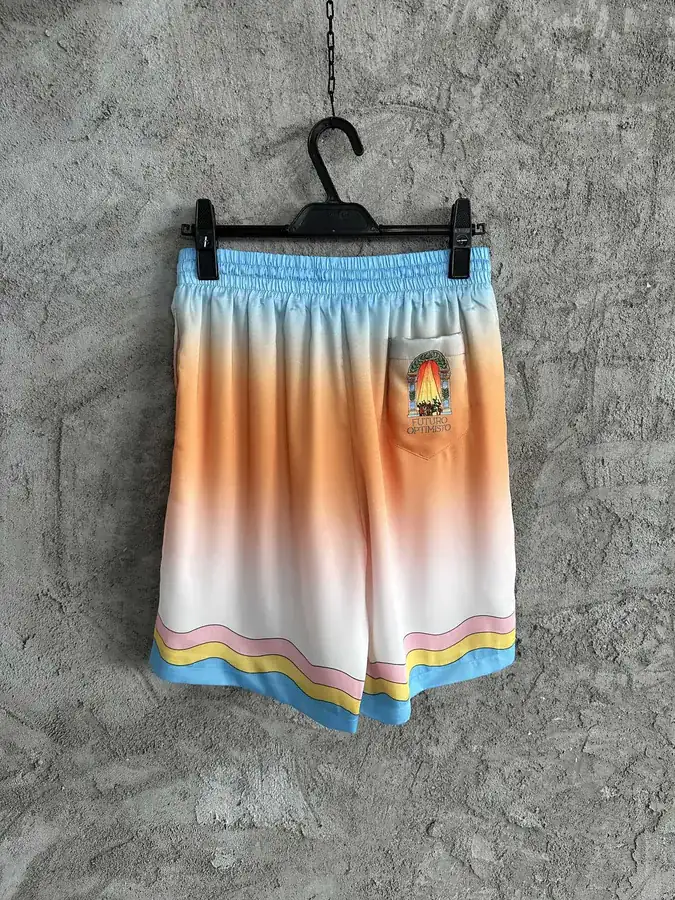Casablanca 2023SS Party Print Silk Shorts