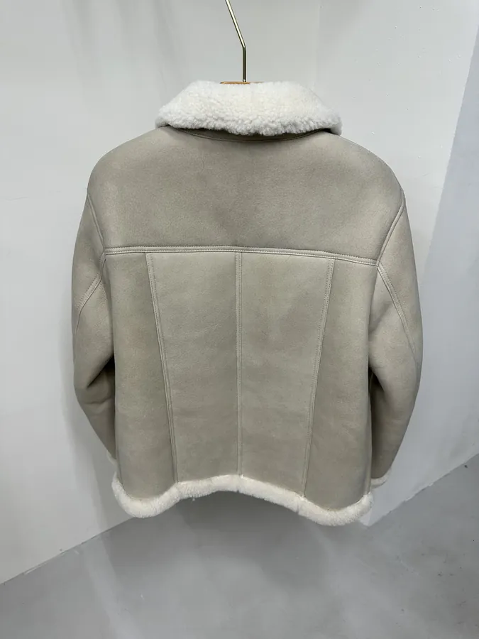 Tom Ford Classic Four Pocket Fur Trimmed Jacket