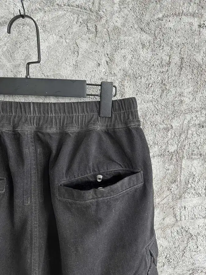 Rick Owens DEKSHDW 2023SS Washed Shorts with Corn Dog Zipper