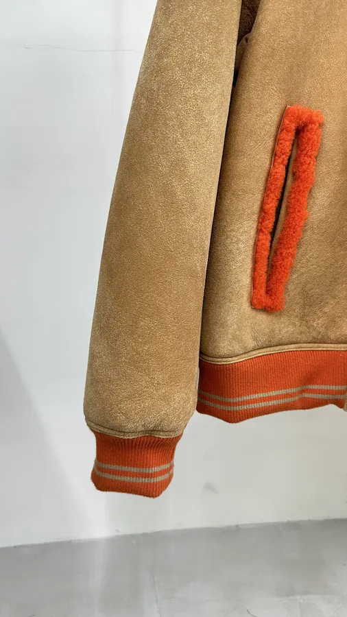 Luxury Leather Coat with Fur YB Custom Turkish Import