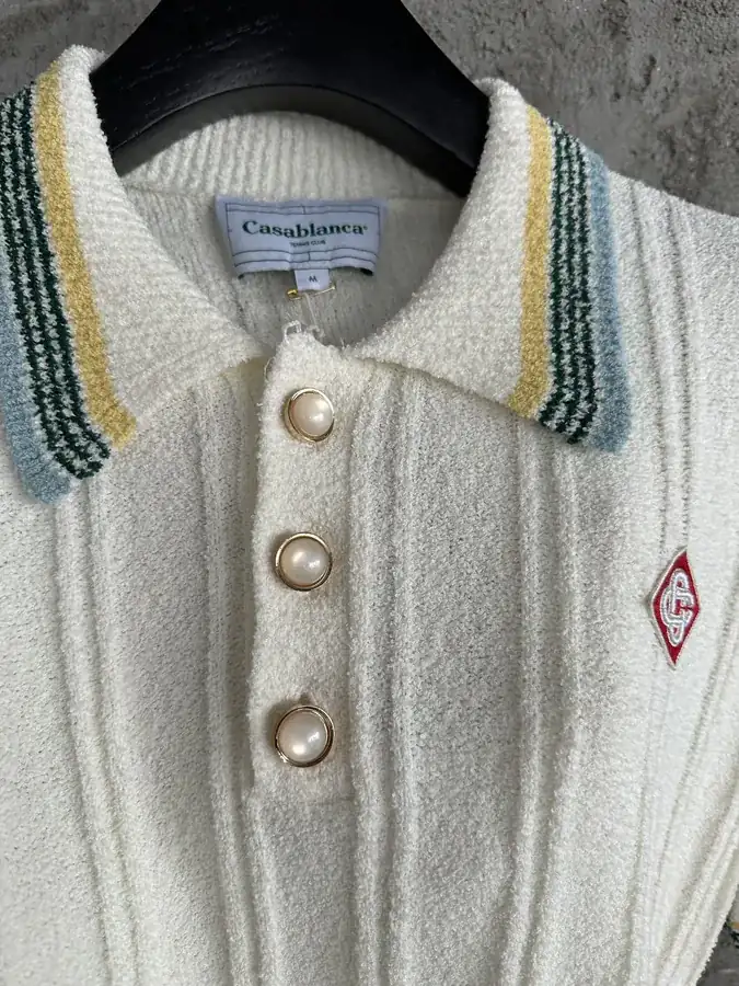 CASABLANCA 2024SS Striped Polo