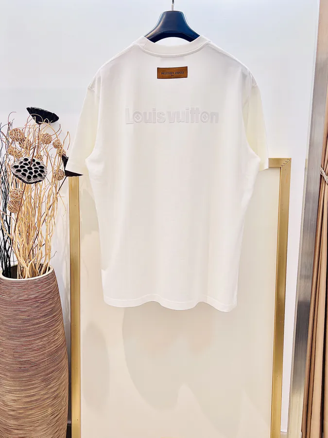 1V Louis Vuitton T Shirt Soft Knit Cotton, Unisex