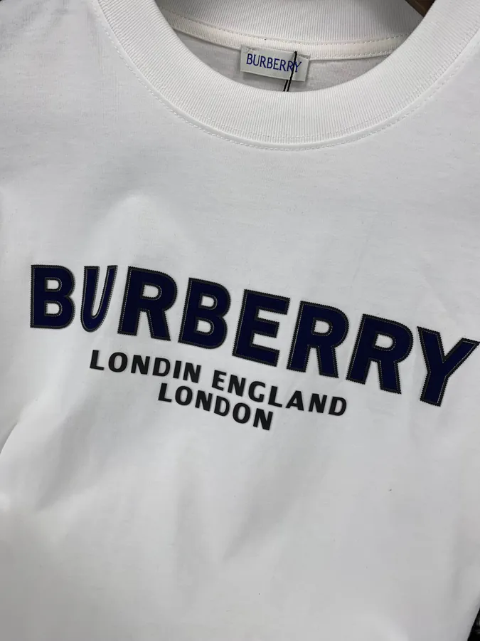 Burberr 2024 Vintage Patchwork Short Sleeve