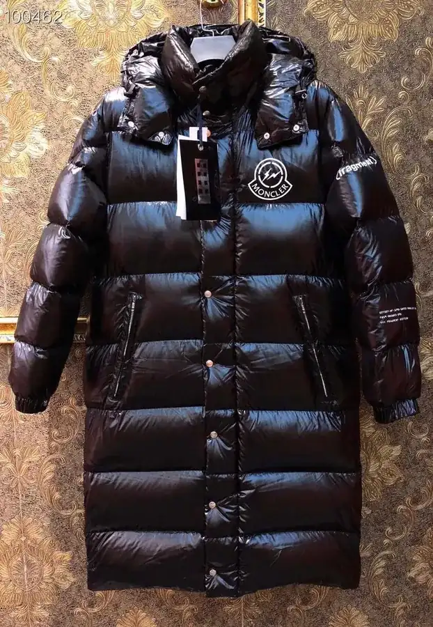 Monr Mont Mens Long Winter Coat with Front Takashi Hirota Logo