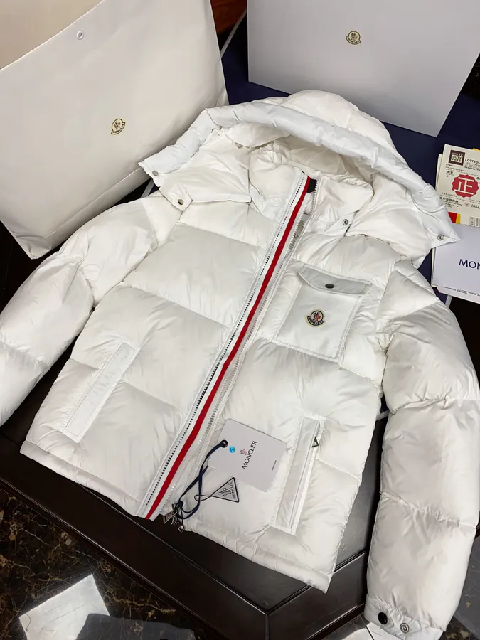 Montbeliard 19FW New Color Fashion Triple Stripe Double Zip Winter Coat