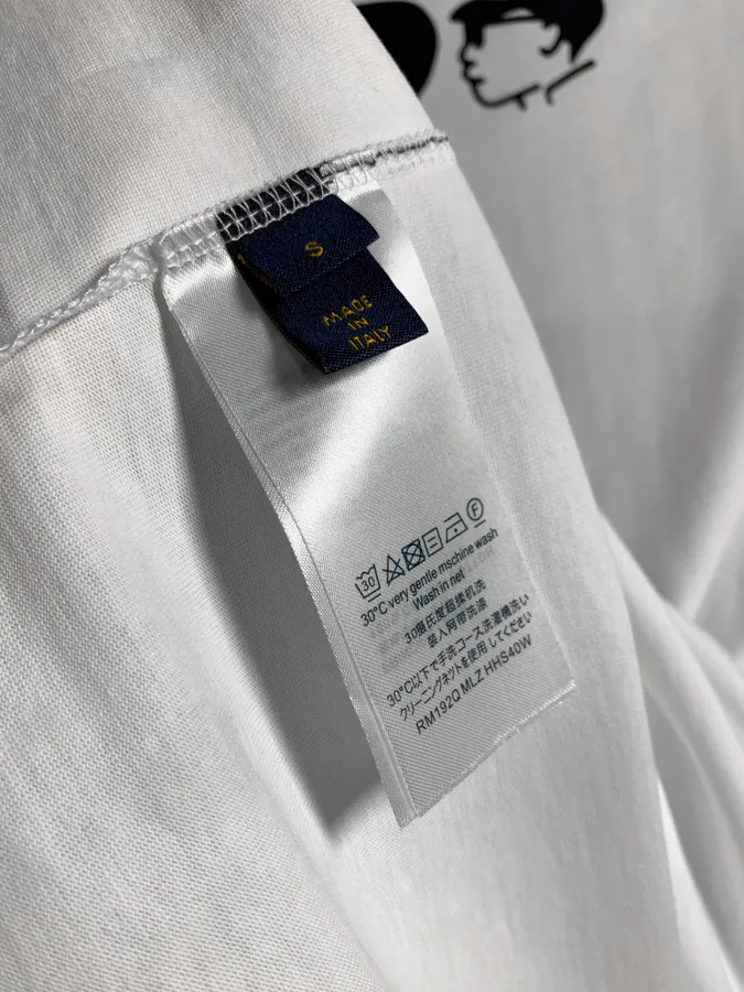 Nigo Collaboration Round Neck T Shirt with OS Drop Shoulder Fit