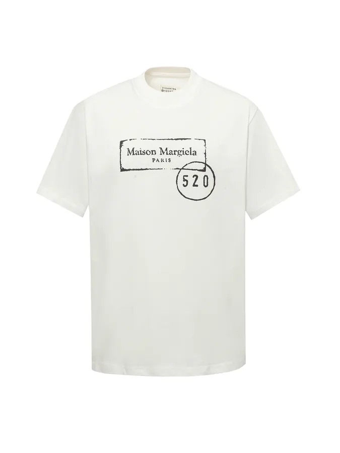 MM6 Maje 25ss New 520 Limited Letter T Shirt