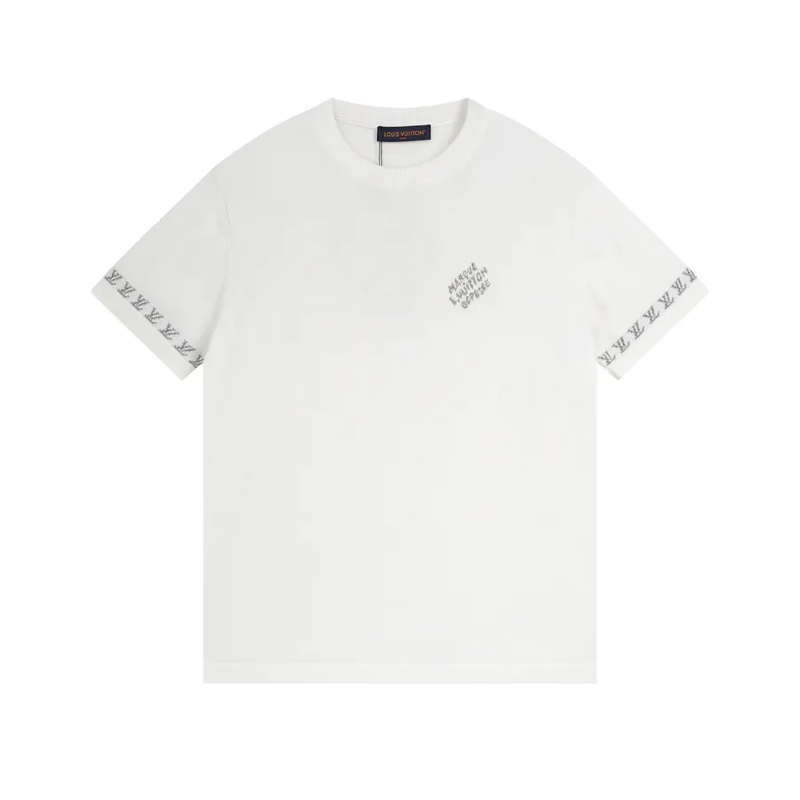 Spring Summer New Collection Cotton Knit T Shirt with Colorful Pattern