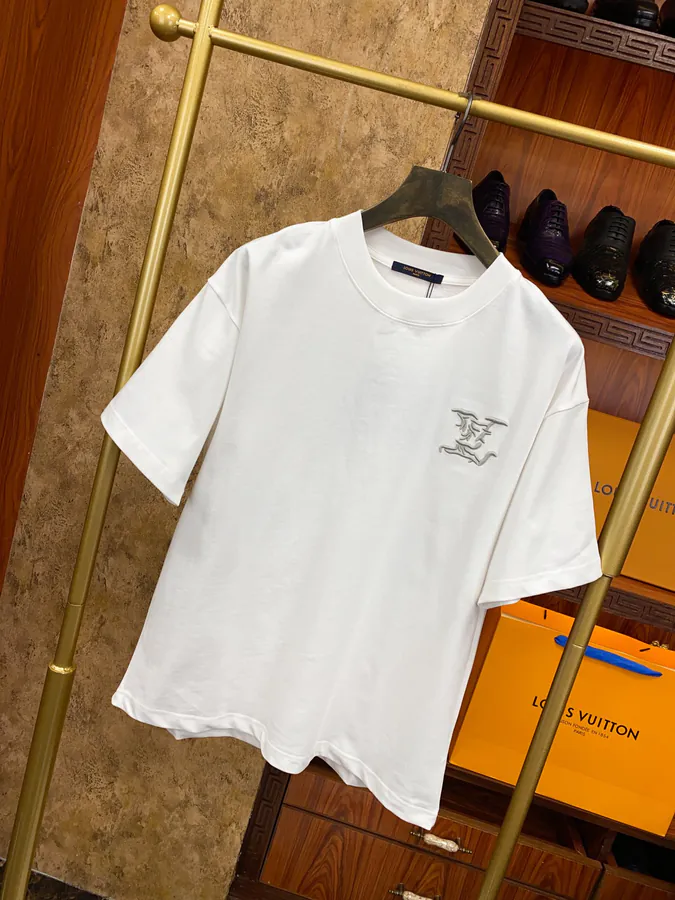 1V Leather Brand Stylish Short Sleeve for Men and Women