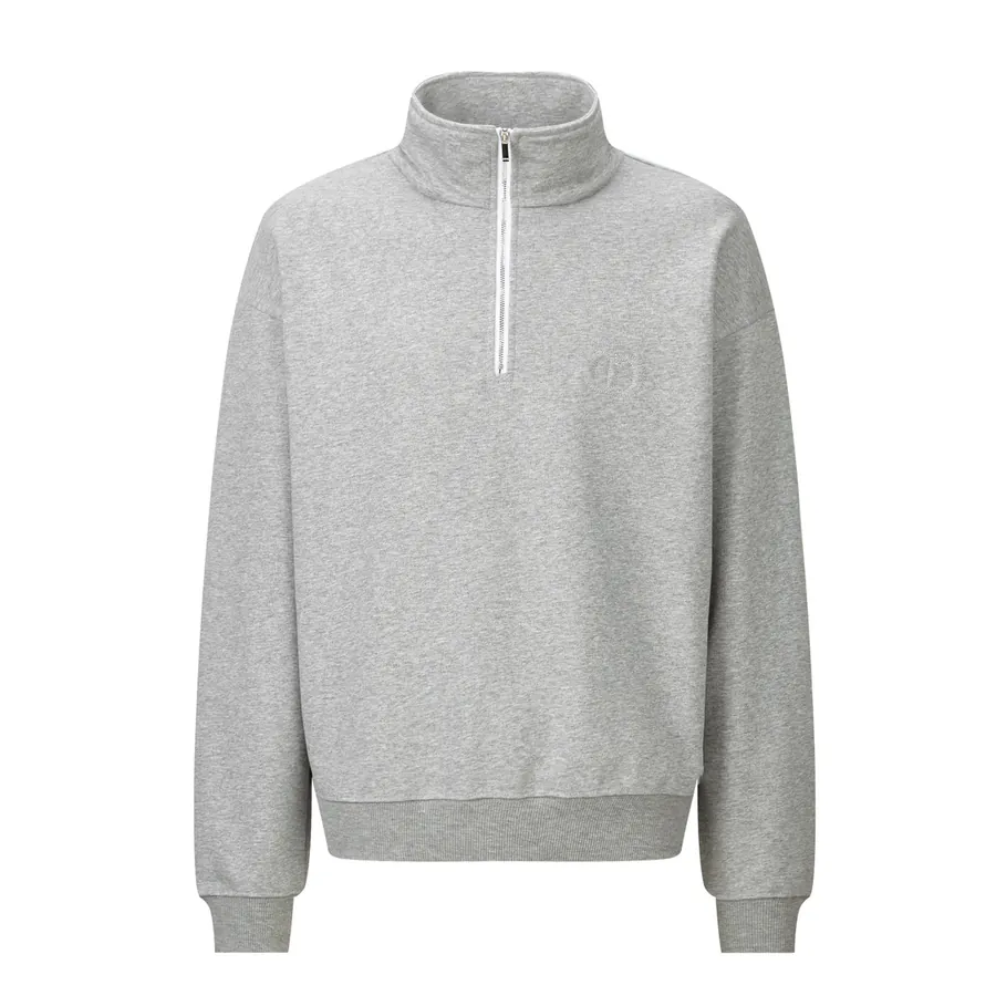 Icon Half Zip Hoodie with Embroidered Logo