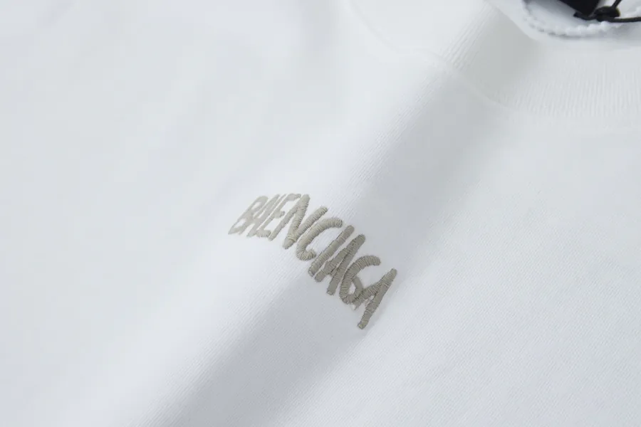 BALELE Parisian 25SS Spring Letter Logo Contrast Embroidery Short Sleeve
