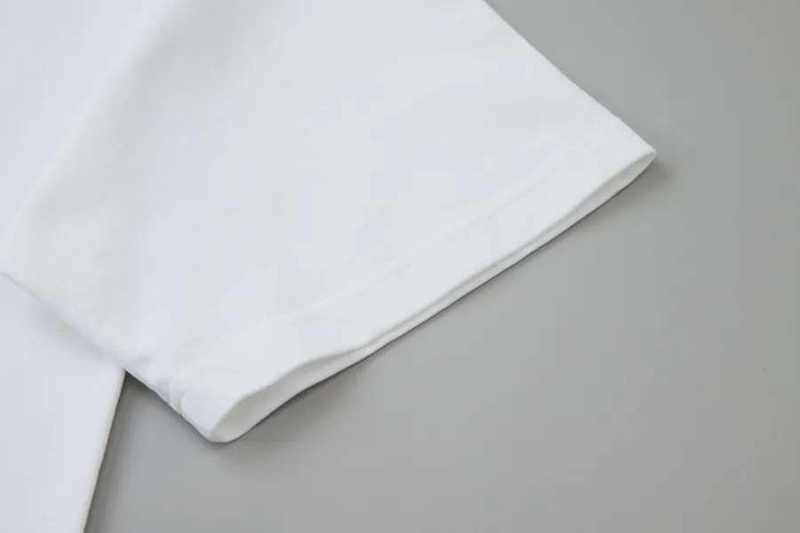 BALELE Parisian 25SS Spring Letter Logo Contrast Embroidery Short Sleeve