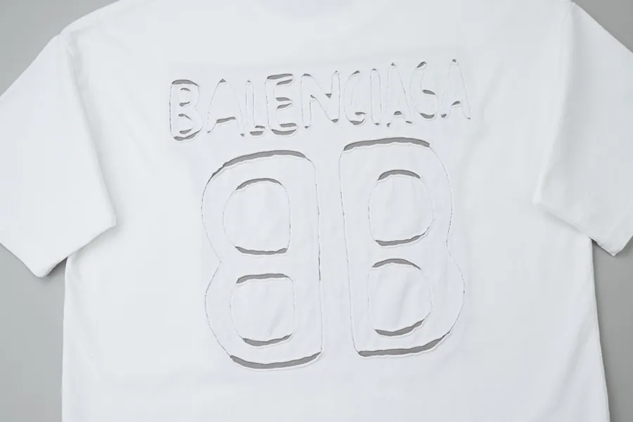 BALELE Parisian 25SS Spring Letter Logo Contrast Embroidery Short Sleeve