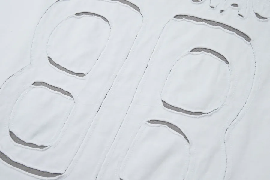 BALELE Parisian 25SS Spring Letter Logo Contrast Embroidery Short Sleeve