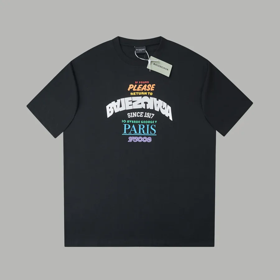 BALELE Parisian 25SS Spring Letter Logo Print Short Sleeve