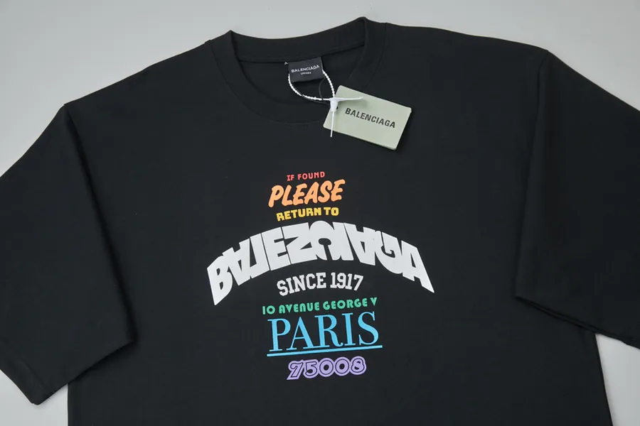 BALELE Parisian 25SS Spring Letter Logo Print Short Sleeve