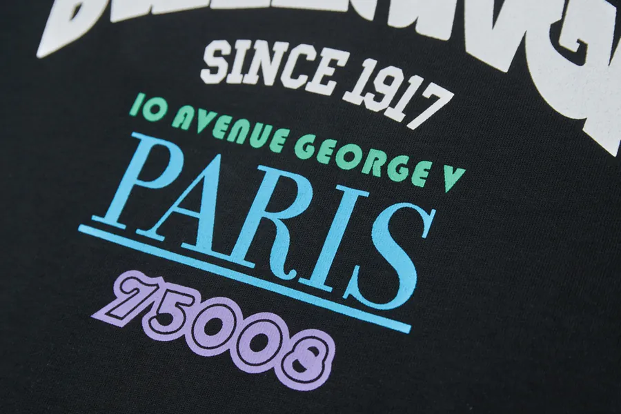 BALELE Parisian 25SS Spring Letter Logo Print Short Sleeve