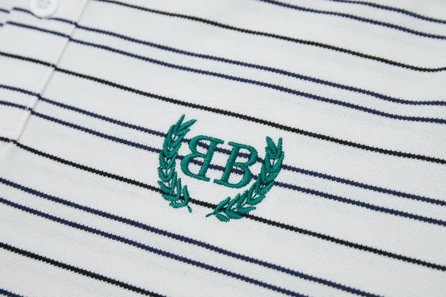 BALELE Paris 25SS Spring Letter Logo Embroidered Crewneck Short Sleeve