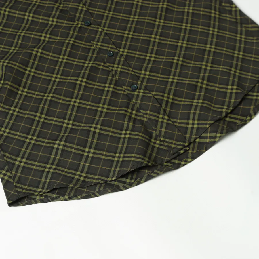 Burberry New Embroidered Tartan Cotton Shirt