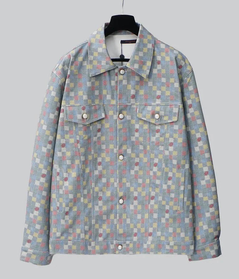 LV | 25ss New Collection Multi Color Denim Bag with Damoflage Pattern
