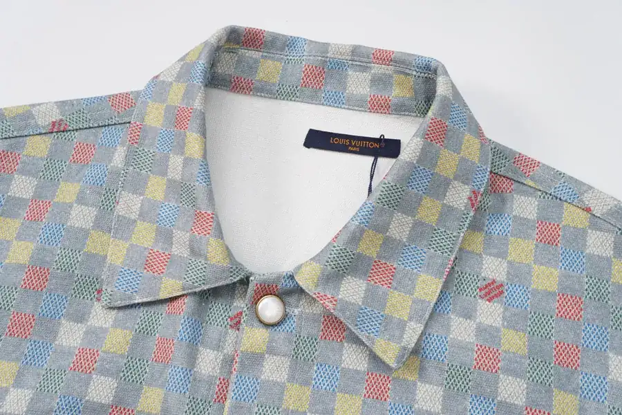 LV | 25ss New Collection Multi Color Denim Bag with Damoflage Pattern