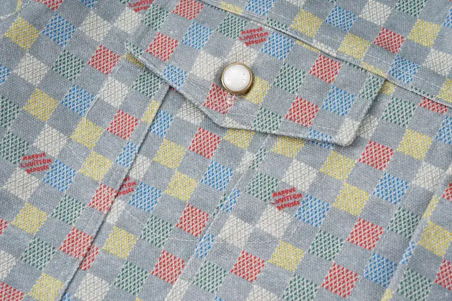 LV | 25ss New Collection Multi Color Denim Bag with Damoflage Pattern
