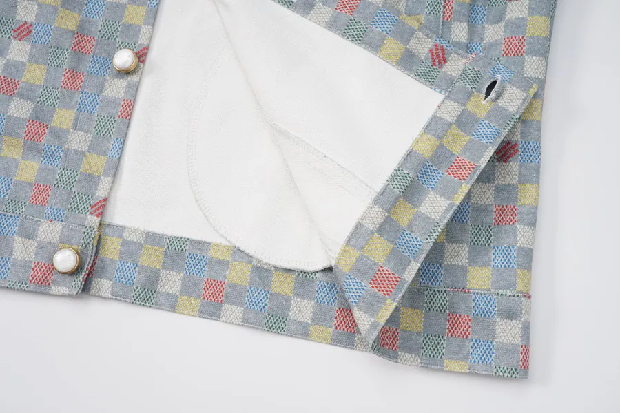 LV | 25ss New Collection Multi Color Denim Bag with Damoflage Pattern