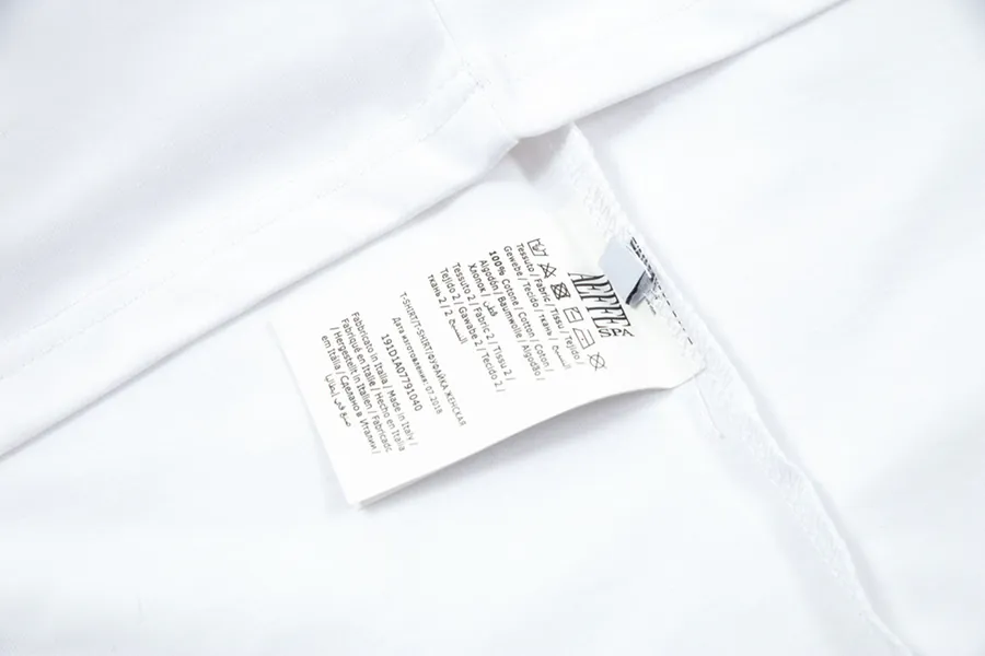 MOSCHINO Letter Print T Shirt with Bear Embroidery