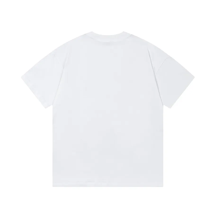 MOSCHINO Letter Print T Shirt with Bear Embroidery