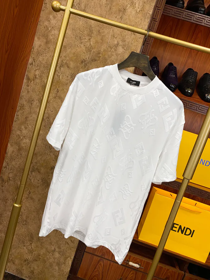 FE&NDI Premium Short Sleeve T Shirt with Triple Stitching