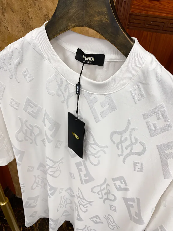 FE&NDI Premium Short Sleeve T Shirt with Triple Stitching
