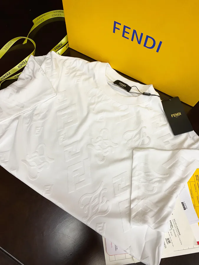 FE&NDI Premium Short Sleeve T Shirt with Triple Stitching