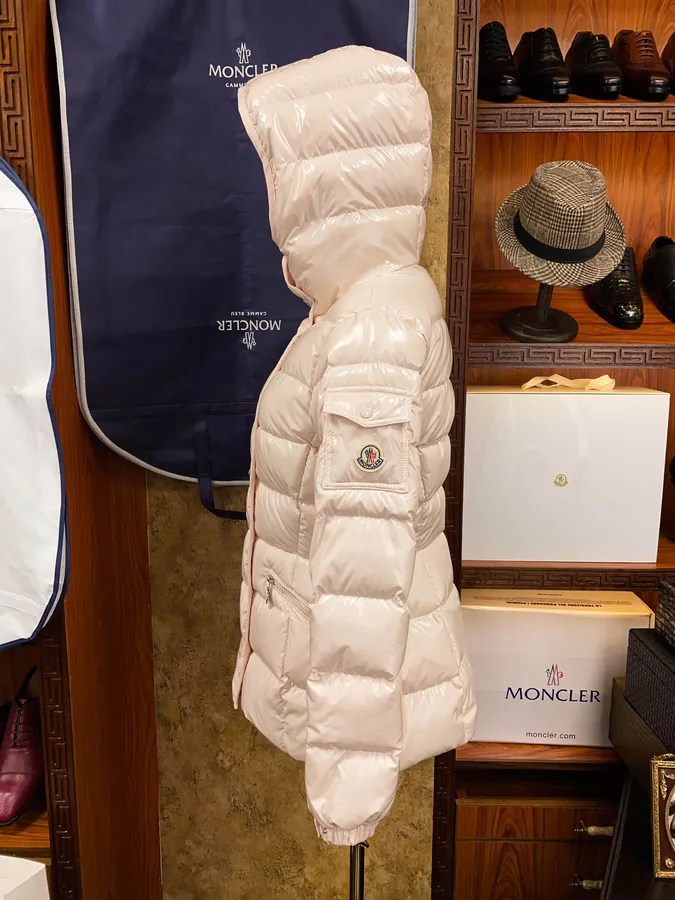 Premium Down Jacket by MON Slim Fit with Waist Cinch