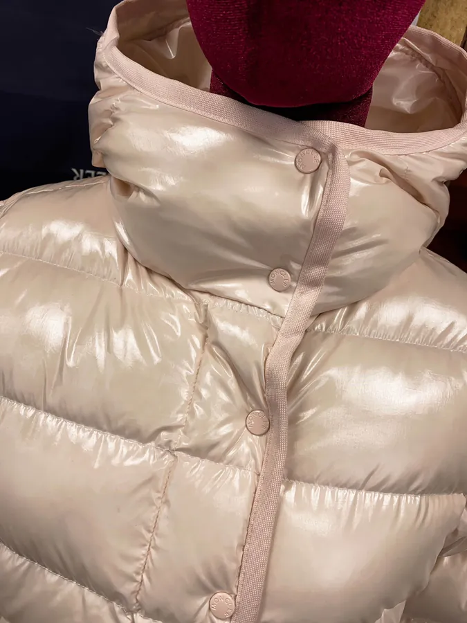 Premium Down Jacket by MON Slim Fit with Waist Cinch