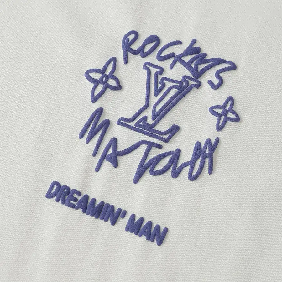New 1V Dream Slogan Short Sleeve T Shirt