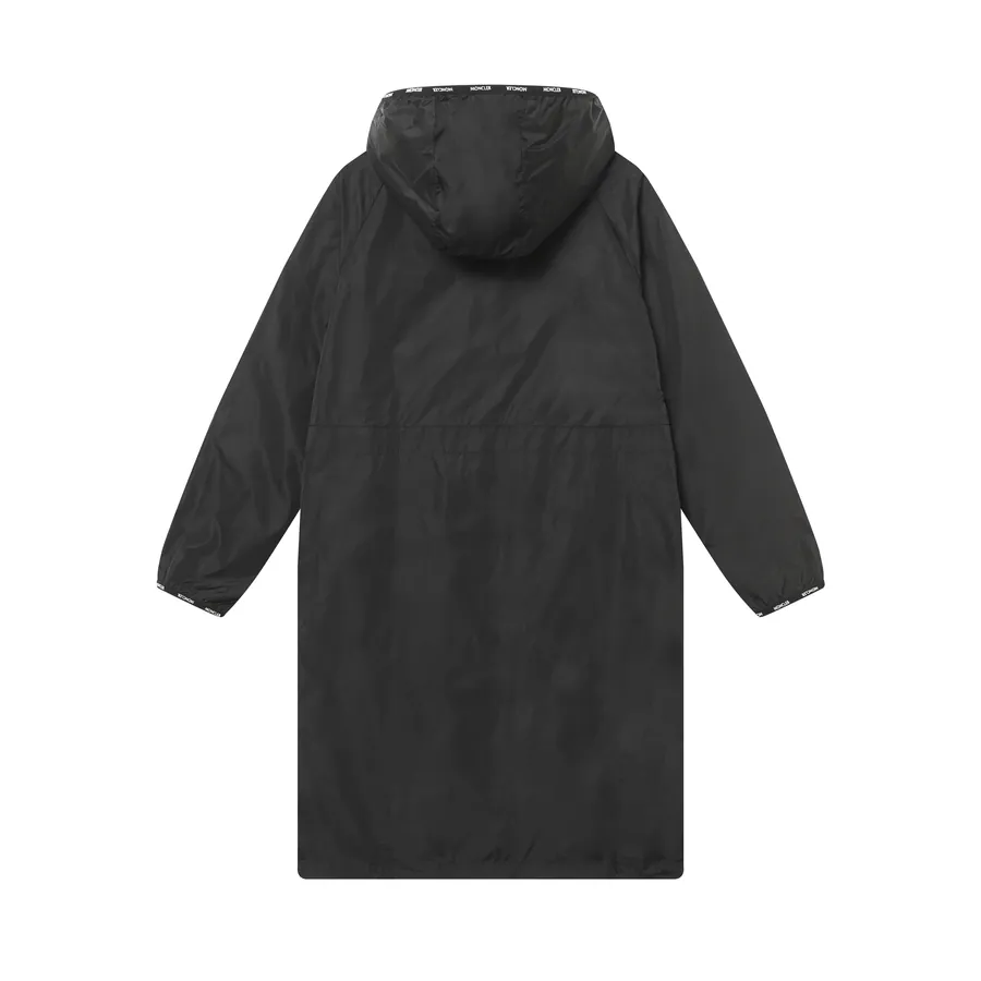 MonL蒙※ Long Hooded Bag with Logo Print