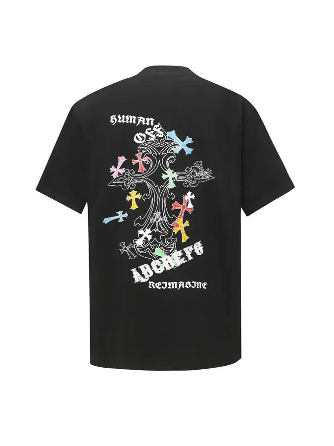 Kroger Pocket Letter Round Collar Short Sleeve