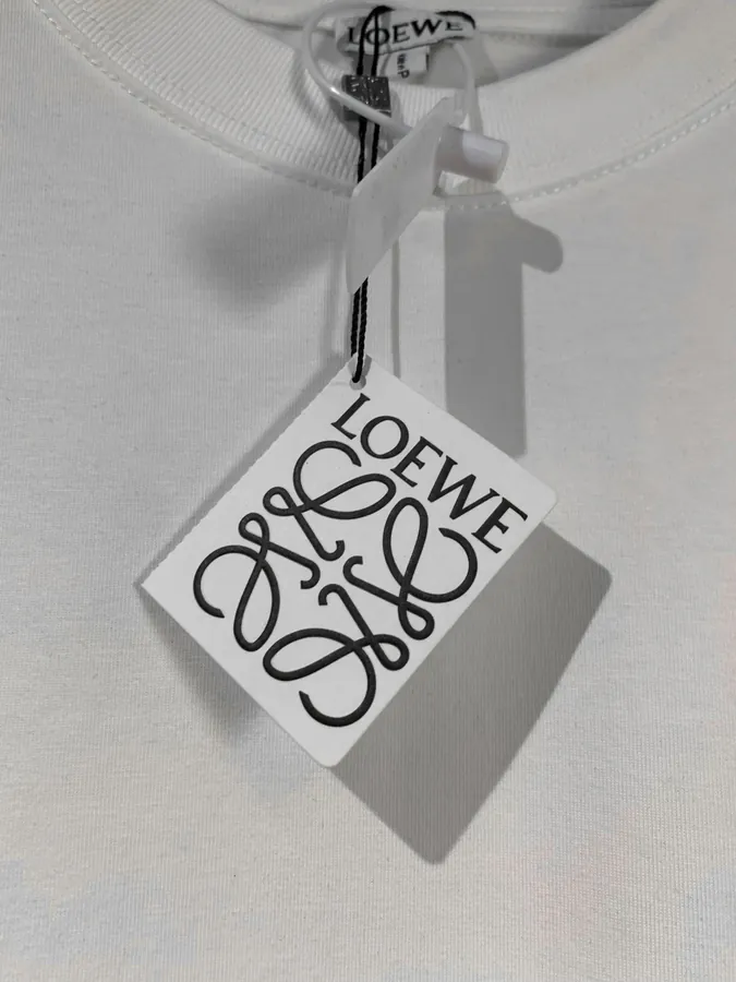 LOEW ROY Weir New Collection Hand Painted Pattern Round Neck T Shirt