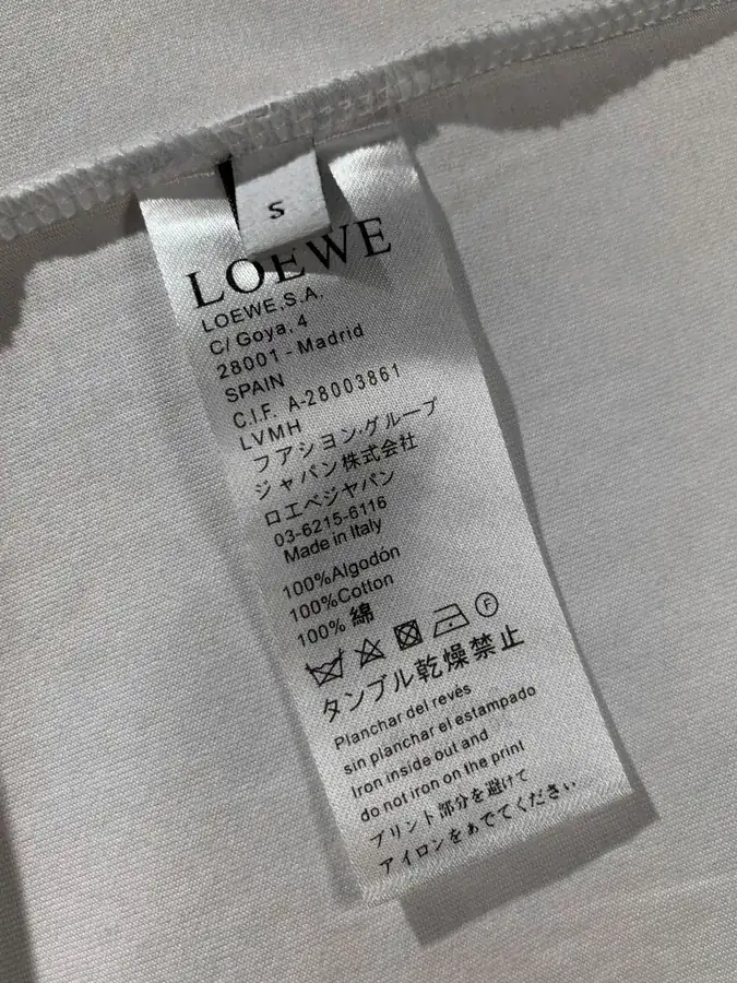 LOEW ROY Weir New Collection Hand Painted Pattern Round Neck T Shirt